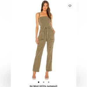 Utility Jumpsuit in Olive